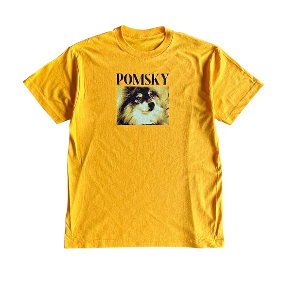 Atthemoment “Serious Pomsky” Tee, size medium - Picture 1 of 3